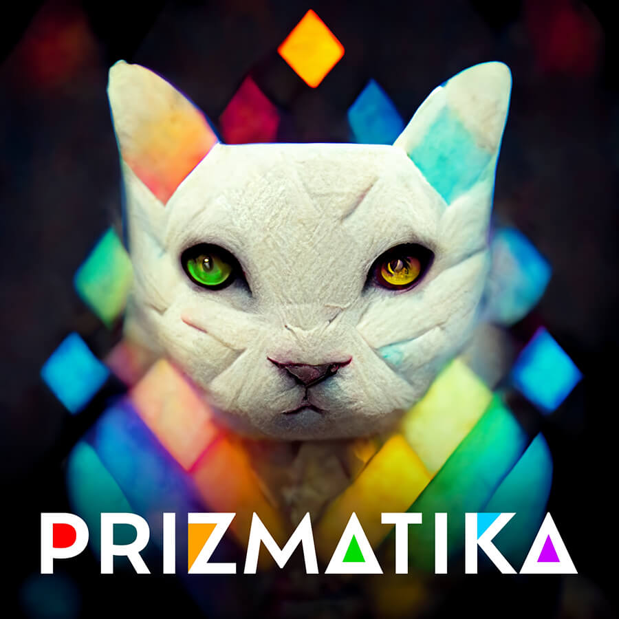 Prism Cat Mascot Theta